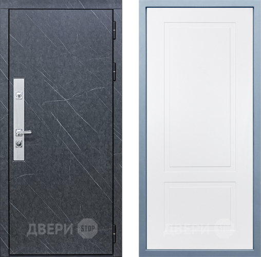 Входная металлическая Дверь Дива МХ-26 STR Н-7 Белый в Павловском Посаде