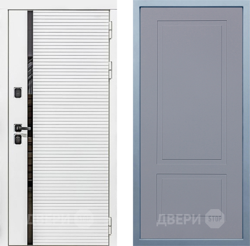 Дверь Дива МХ-45 Белая STR Н-7 Силк Маус в Павловском Посаде