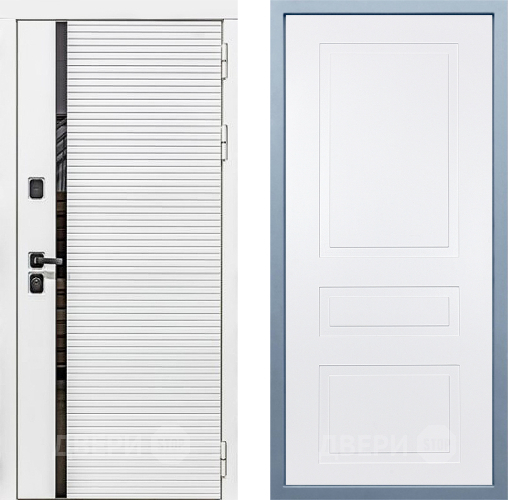 Входная металлическая Дверь Дива МХ-45 Белая STR Н-13 Белый в Павловском Посаде