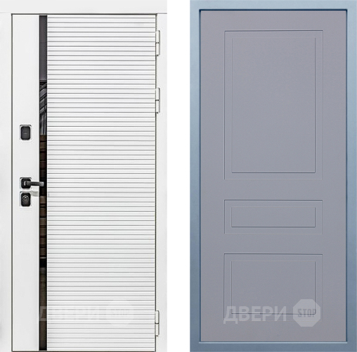 Дверь Дива МХ-45 Белая STR Н-13 Силк Маус в Павловском Посаде
