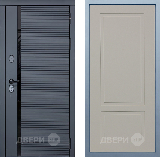 Входная металлическая Дверь Дива МХ-45 STR Н-7 Шампань в Павловском Посаде