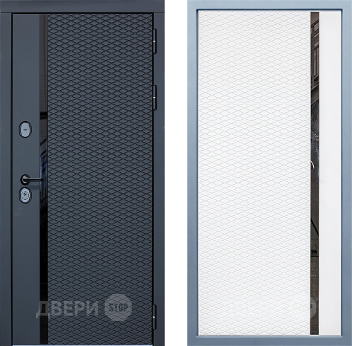 Входная металлическая Дверь Дива МХ-47 STR МХ-47 Белый матовый в Павловском Посаде