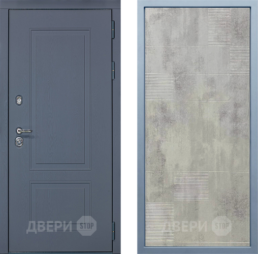 Входная металлическая Дверь Дива МХ-38 STR Д-4 Бетон темный в Павловском Посаде