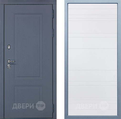 Входная металлическая Дверь Дива МХ-38 STR Д-5 Белый в Павловском Посаде