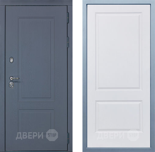 Входная металлическая Дверь Дива МХ-38 STR Д-7 Белый в Павловском Посаде