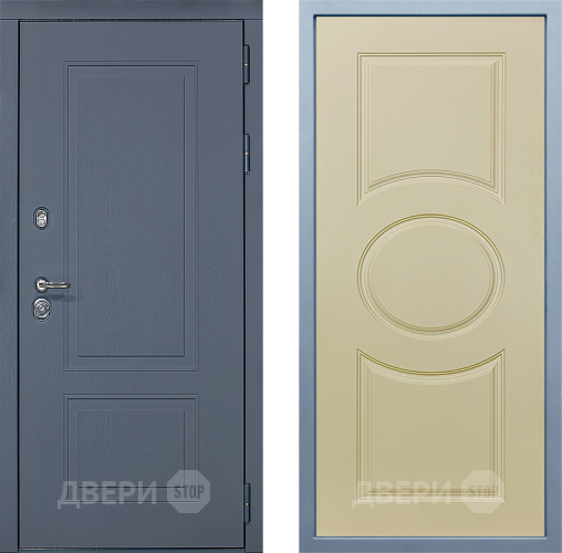 Входная металлическая Дверь Дива МХ-38 STR Д-8 Шампань в Павловском Посаде