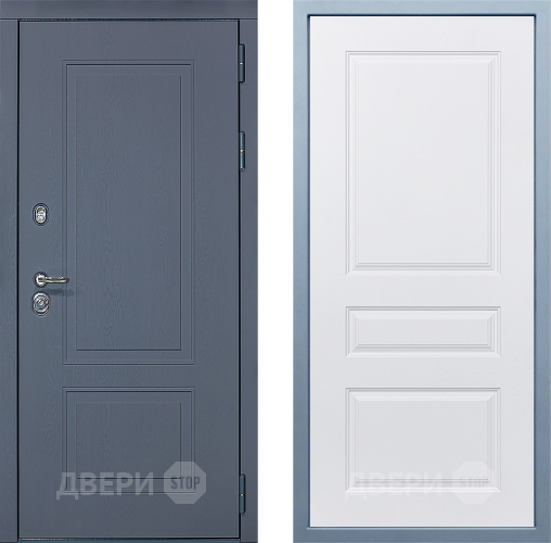 Входная металлическая Дверь Дива МХ-38 STR Д-13 Белый в Павловском Посаде
