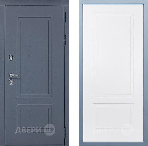 Входная металлическая Дверь Дива МХ-38 STR Н-7 Белый в Павловском Посаде