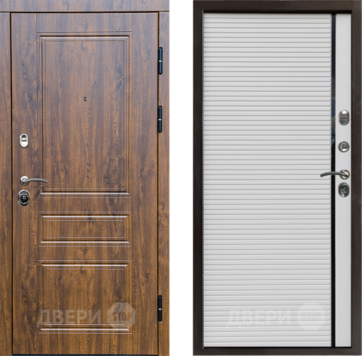 Входная металлическая Дверь Престиж Классика Дуб Porte Белый в Павловском Посаде