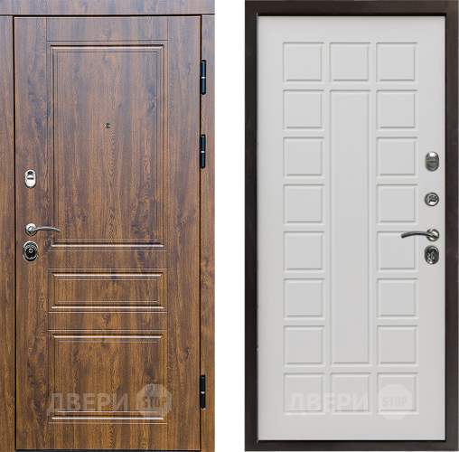 Входная металлическая Дверь Престиж Классика Дуб Престиж Бежевый мат в Павловском Посаде