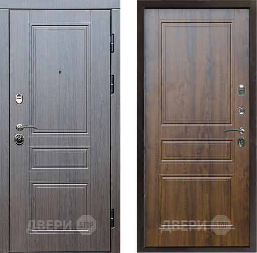 Входная металлическая Дверь Престиж Классика Венге Классика Дуб в Павловском Посаде