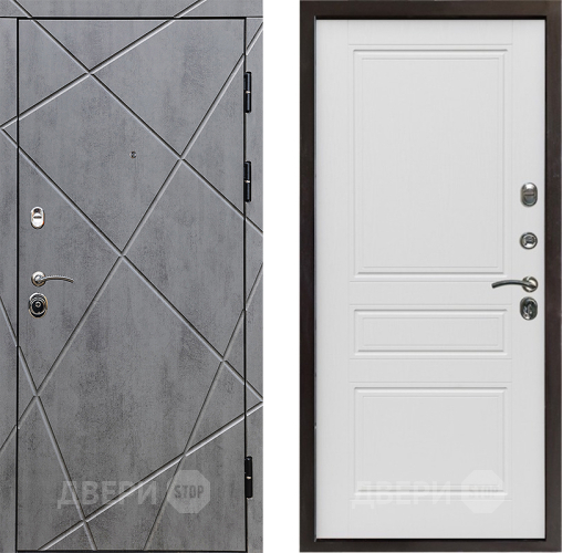 Входная металлическая Дверь Престиж Лучи Классика Лиственница белая в Павловском Посаде