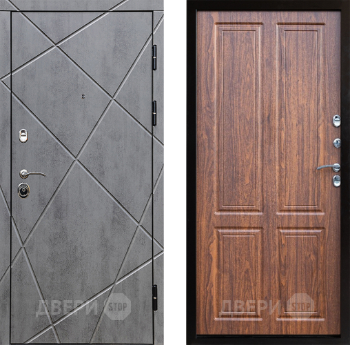 Входная металлическая Дверь Престиж Лучи Премиум Орех светлый в Павловском Посаде