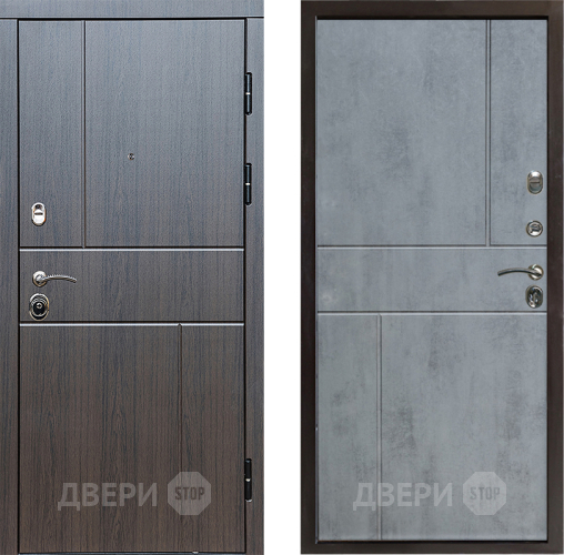 Входная металлическая Дверь Престиж Горизонт Венге Горизонт Бетон темный в Павловском Посаде