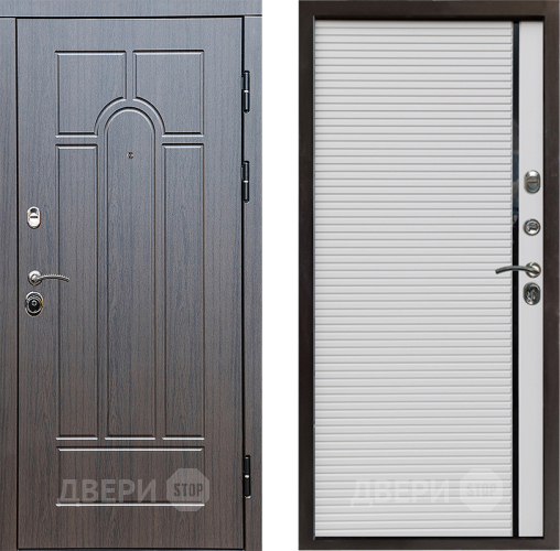 Входная металлическая Дверь Престиж Арка Porte Белый в Павловском Посаде