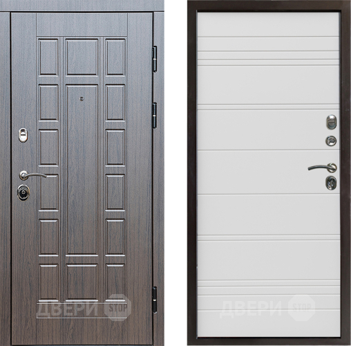 Входная металлическая Дверь Престиж Престиж Line Белый в Павловском Посаде