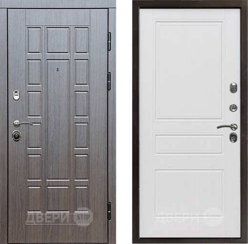 Входная металлическая Дверь Престиж Престиж Классика Белое дерево в Павловском Посаде