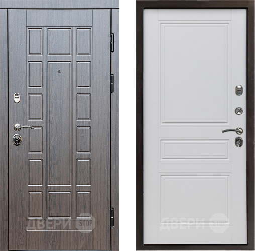 Входная металлическая Дверь Престиж Престиж Классика Белый матовый в Павловском Посаде