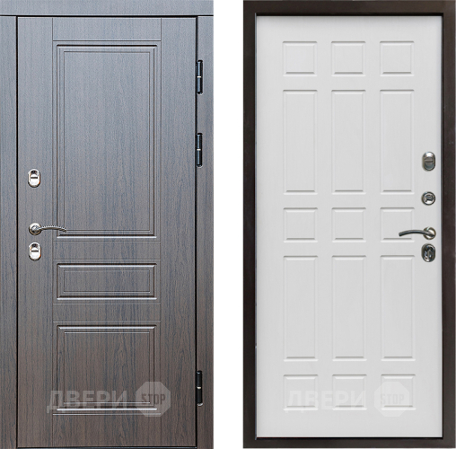 Входная металлическая Дверь Престиж TERMO с терморазрывом Классика Спарта Белое дерево в Павловском Посаде