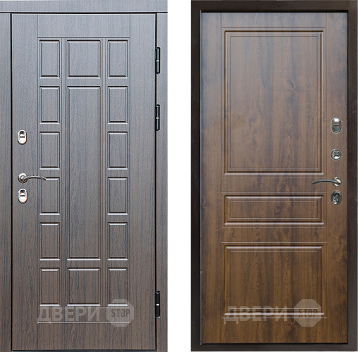 Входная металлическая Дверь Престиж TERMO с терморазрывом Престиж Классика Дуб в Павловском Посаде