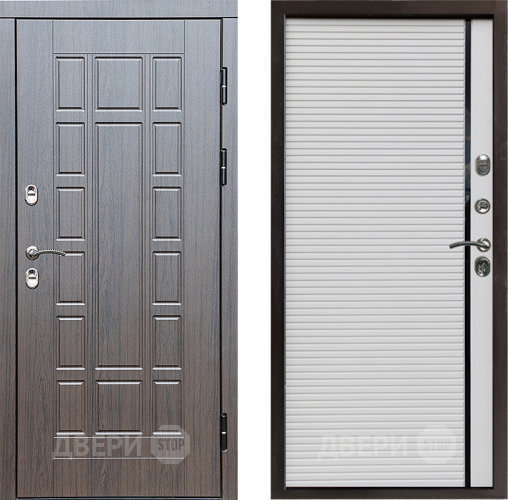 Входная металлическая Дверь Престиж TERMO с терморазрывом Престиж Porte Белый в Павловском Посаде