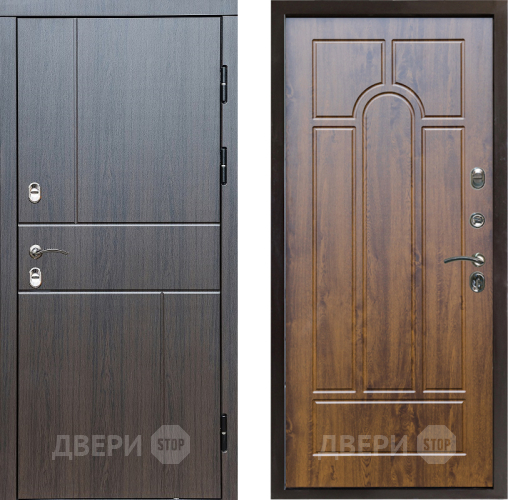 Входная металлическая Дверь Престиж TERMO с терморазрывом Горизонт Венге Арка Дуб в Павловском Посаде