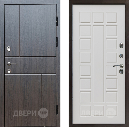 Входная металлическая Дверь Престиж TERMO с терморазрывом Горизонт Венге Престиж Бежевый мат в Павловском Посаде