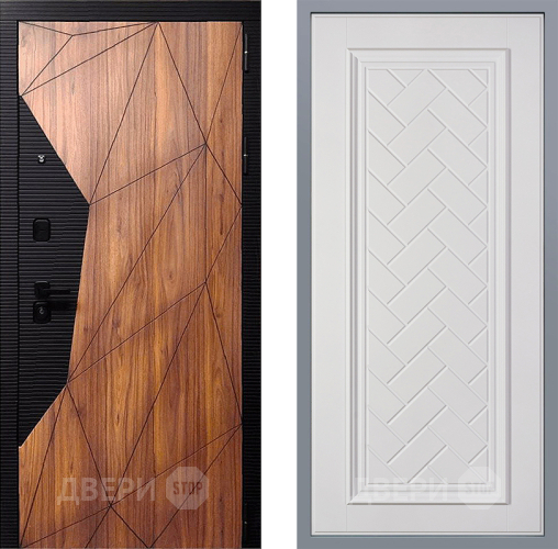 Дверь Заводские двери Морра Упра Белый софт в Павловском Посаде