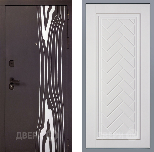 Дверь Заводские двери Леванте Упра Белый софт в Павловском Посаде