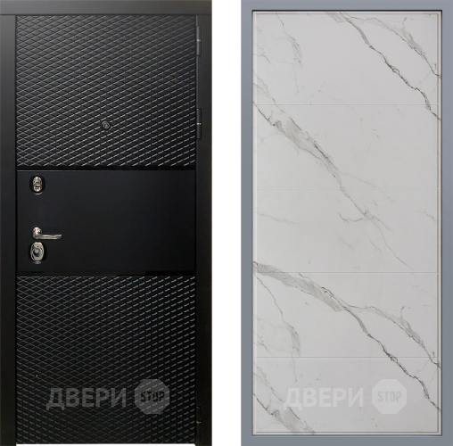 Дверь Заводские двери Тефлон Тривия Мрамор белый в Павловском Посаде