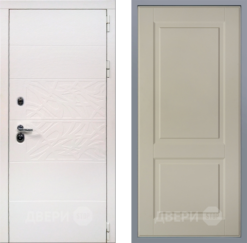 Дверь Заводские двери Дэко Вайт Доррен Шампань в Павловском Посаде