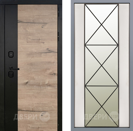 Дверь Заводские двери Ларте Зеркало Перфекто Структурное дерево в Павловском Посаде