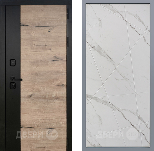 Дверь Заводские двери Ларте Флитта Мрамор белый в Павловском Посаде