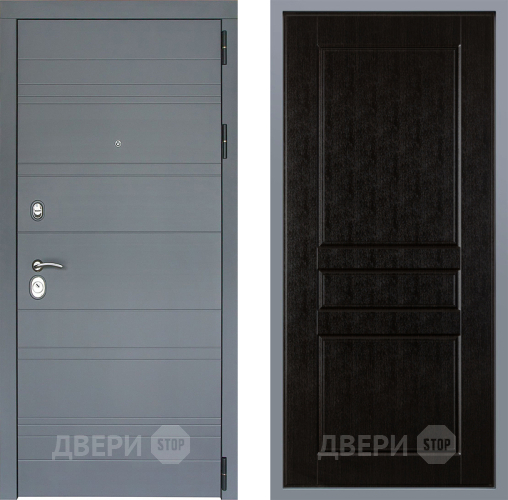 Дверь Заводские двери Лира Софт графит К-2 Венге в Павловском Посаде