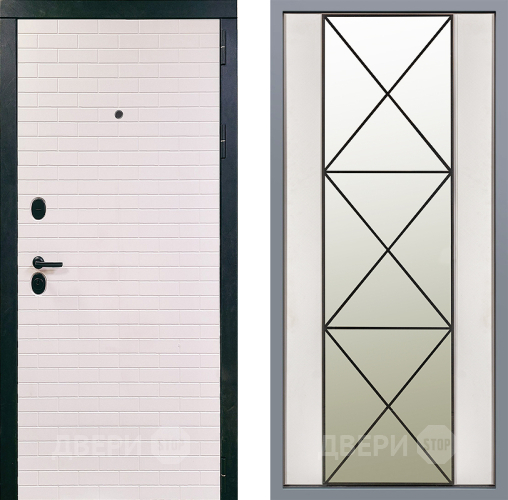 Дверь Заводские двери Сохо Зеркало Перфекто Структурное дерево в Павловском Посаде