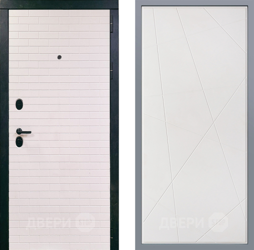 Дверь Заводские двери Сохо Флитта Белый софт в Павловском Посаде