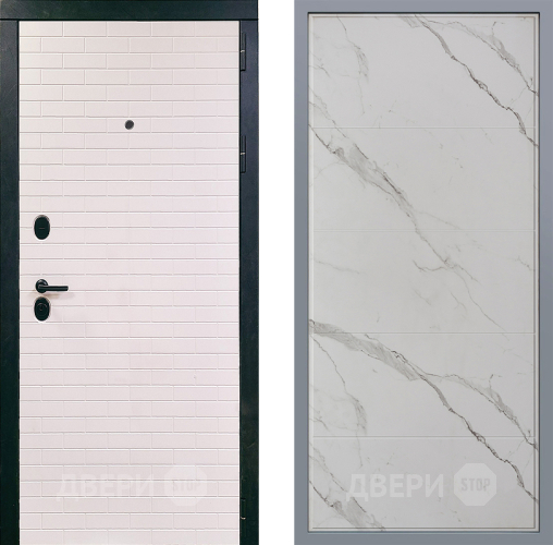 Дверь Заводские двери Сохо Тривия Мрамор белый в Павловском Посаде
