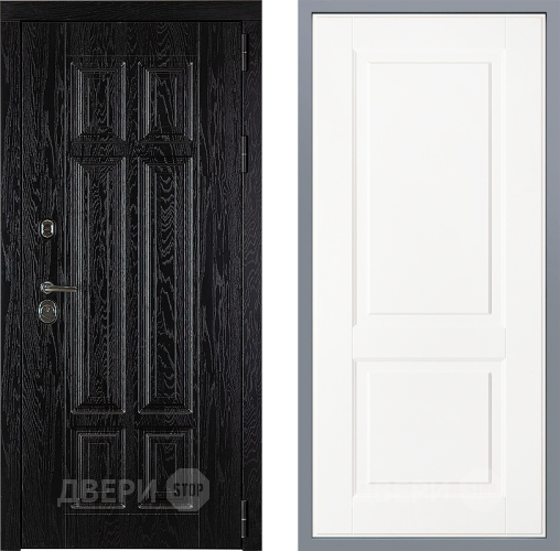 Дверь Заводские двери Мюнхен Доррен Белый софт в Павловском Посаде