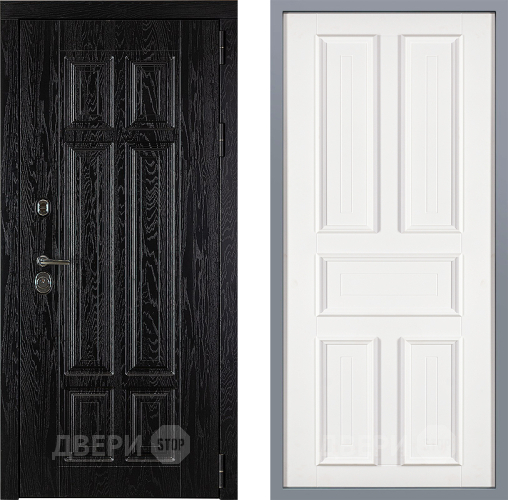 Дверь Заводские двери Мюнхен Уругвай Белый софт в Павловском Посаде