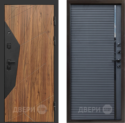 Входная металлическая Дверь Престиж Avangard Porte Черный кварц в Павловском Посаде