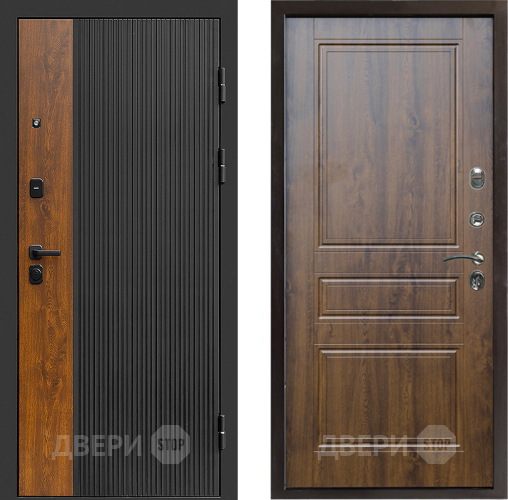 Входная металлическая Дверь Престиж Prestizh Классика Дуб в Павловском Посаде