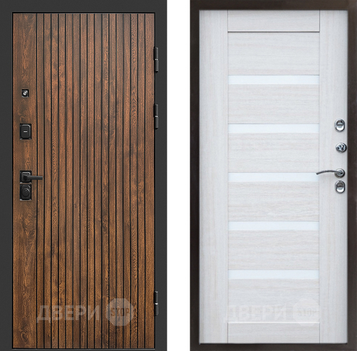 Входная металлическая Дверь Престиж Tvist Царга Лиственница белая в Павловском Посаде