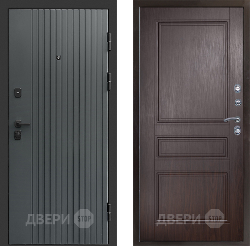 Входная металлическая Дверь Престиж Tvist Grey Классика Венге в Павловском Посаде