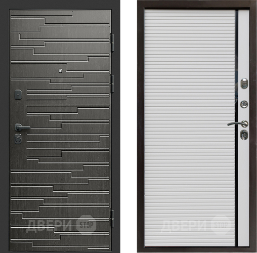 Входная металлическая Дверь Престиж Rivera Porte Белый в Павловском Посаде