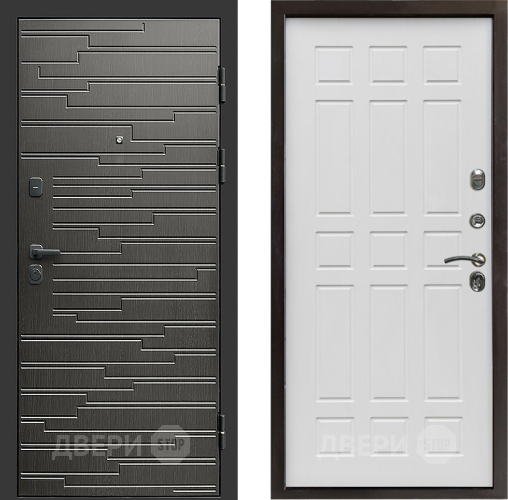 Входная металлическая Дверь Престиж Rivera Спарта Белое дерево в Павловском Посаде