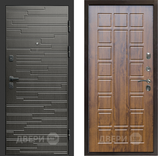 Входная металлическая Дверь Престиж Rivera Престиж Дуб в Павловском Посаде