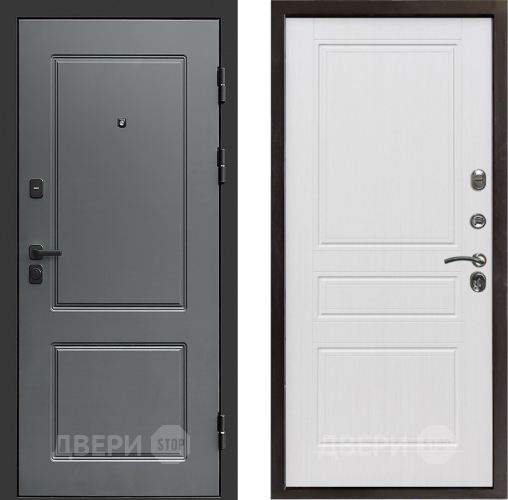 Входная металлическая Дверь Престиж Verona Классика Белое дерево в Павловском Посаде