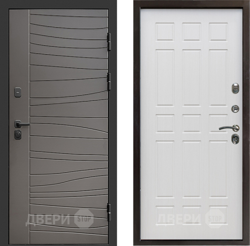 Входная металлическая Дверь Престиж Siciliya Спарта Лиственница белая в Павловском Посаде