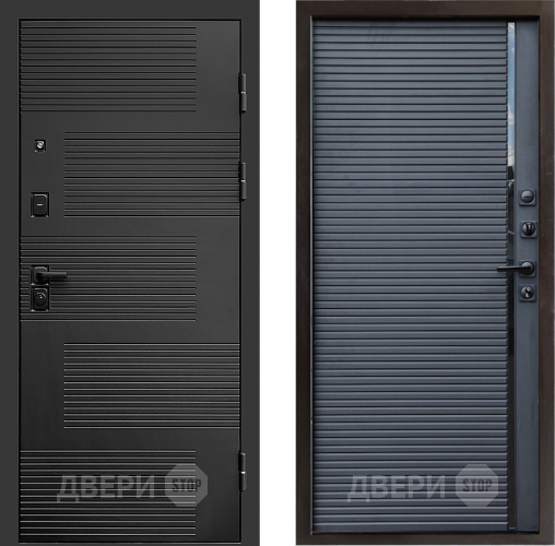 Входная металлическая Дверь Престиж Favorit Porte Черный кварц в Павловском Посаде