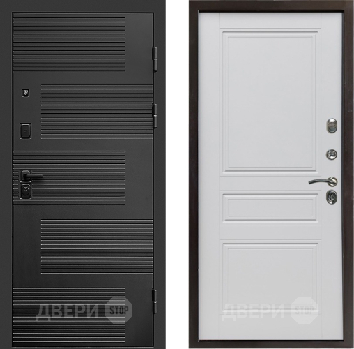 Входная металлическая Дверь Престиж Favorit Классика Белый матовый в Павловском Посаде